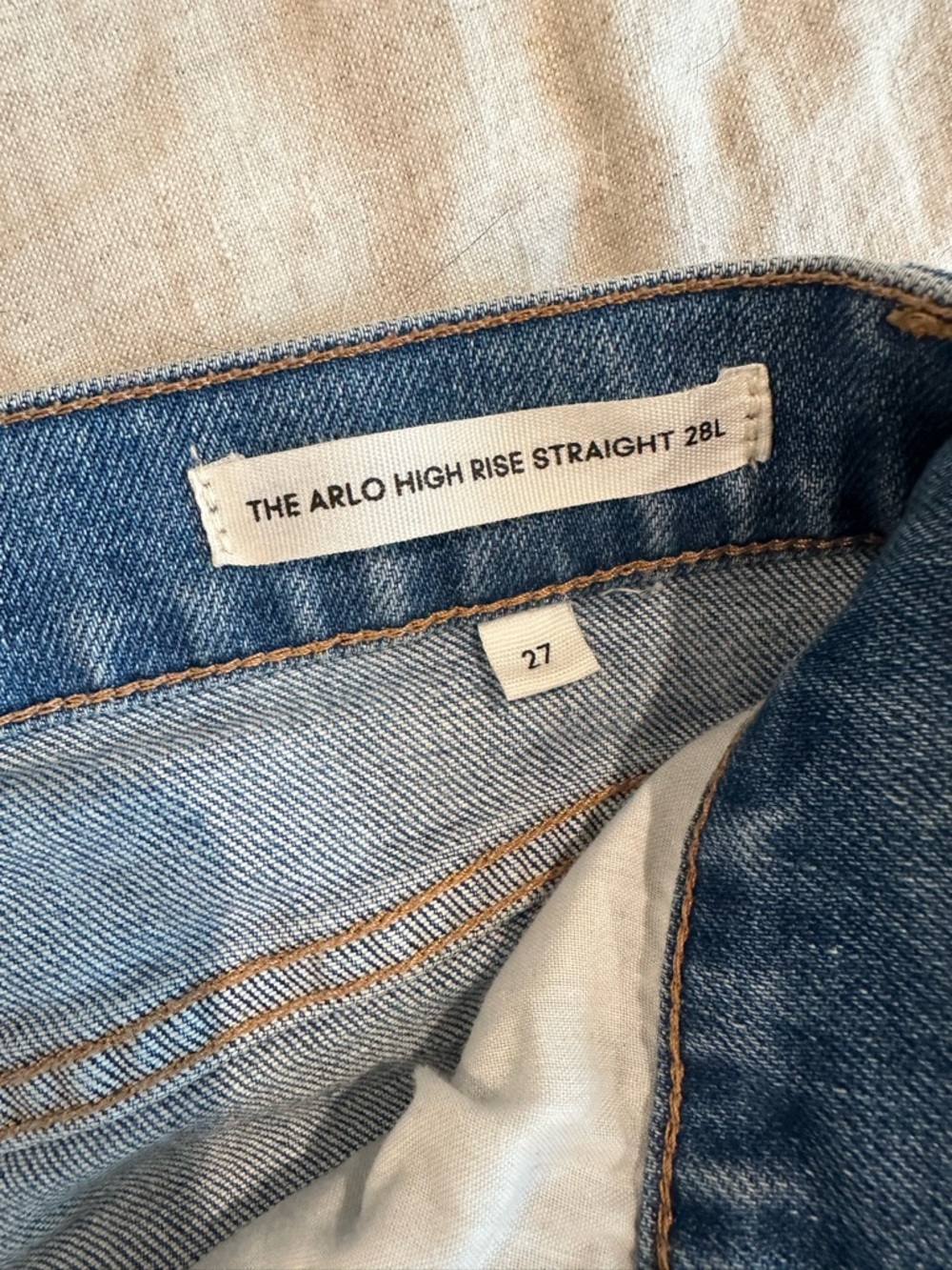 Aritzia Denim Forum Light Blue High-Rise Jeans - Picture 3 of 14